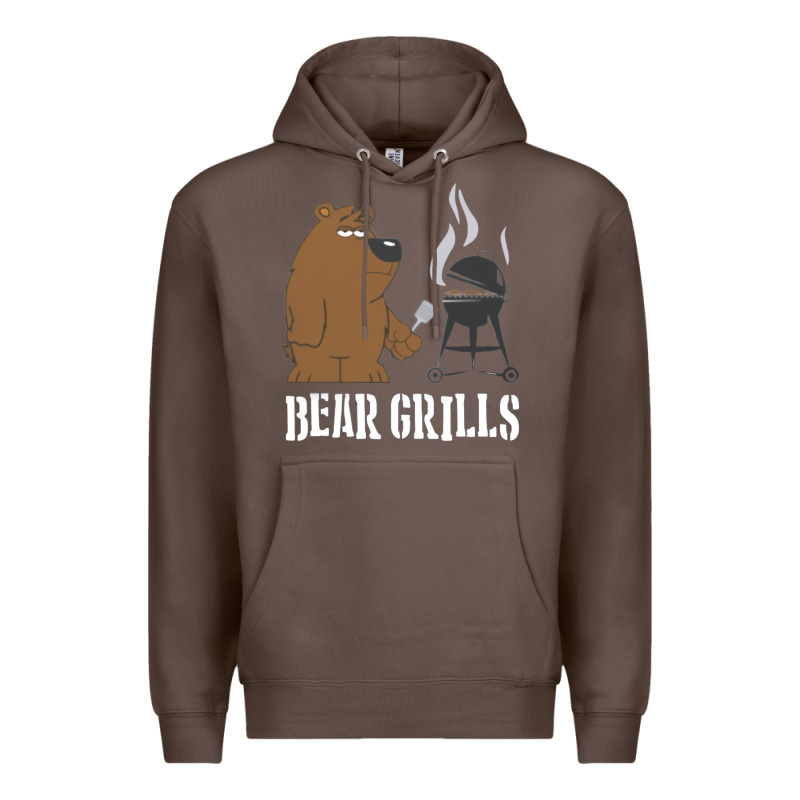 Bear Grills Grylls Premium Hoodie by artisFamous | Teevron
