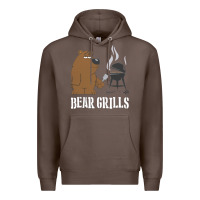 Coffee Bear Grills Grylls Premium Hoodie - artisFamous