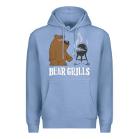 Colony Blue Bear Grills Grylls Premium Hoodie - artisFamous