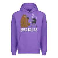 Purple Bear Grills Grylls Premium Hoodie - artisFamous