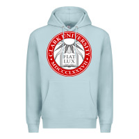 Blue Mist clark university Premium Hoodie - artisFamous