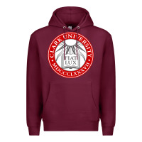 Burgundy clark university Premium Hoodie - artisFamous