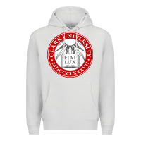 Dove Grey clark university Premium Hoodie - artisFamous