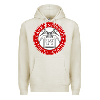 Oatmeal Heather clark university Premium Hoodie - artisFamous