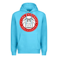 Ocean Blue clark university Premium Hoodie - artisFamous