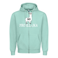 Seafoam No Problama Zipper Hoodie - Bettercallsaul