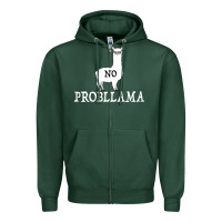 Sports Green No Problama Zipper Hoodie - Bettercallsaul