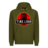 Army Green dr who park time lord Premium Hoodie - artisFamous