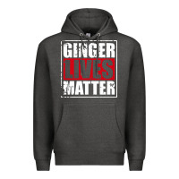Charcoal Heather ginger lives matter Premium Hoodie - artisFamous