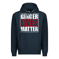 Navy ginger lives matter Premium Hoodie - artisFamous