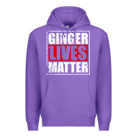 Purple ginger lives matter Premium Hoodie - artisFamous