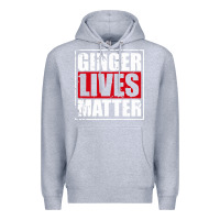 Heather Grey ginger lives matter Premium Hoodie - artisFamous