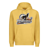 Antique Gold new england black wolves Premium Hoodie - artisFamous