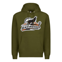 Army Green new england black wolves Premium Hoodie - artisFamous