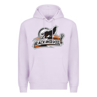 Lilac new england black wolves Premium Hoodie - artisFamous