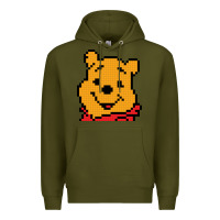 Army Green pooh Premium Hoodie - artisFamous