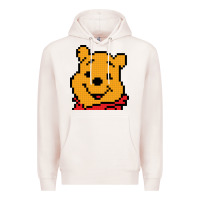 Pale Pink pooh Premium Hoodie - artisFamous