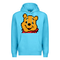 Ocean Blue pooh Premium Hoodie - artisFamous