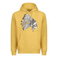 Antique Gold american indian Premium Hoodie - artisFamous