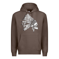 Coffee american indian Premium Hoodie - artisFamous