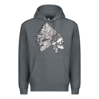 Rock american indian Premium Hoodie - artisFamous