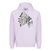 Lilac american indian Premium Hoodie - artisFamous