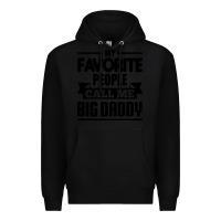 Black big daddy Premium Hoodie - artisFamous