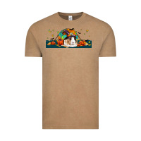 Vintage Coffee Halloween Guinea Pig Vintage Tee - LillyAllenDesigns