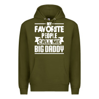 Army Green big daddy Premium Hoodie - artisFamous
