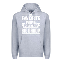 Heather Grey big daddy Premium Hoodie - artisFamous