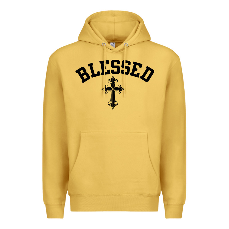 Blessed Christian Christianity Premium Hoodie by artisFamous | Teevron
