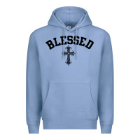 Colony Blue blessed christian christianity Premium Hoodie - artisFamous