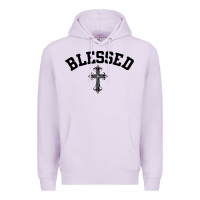 Lilac blessed christian christianity Premium Hoodie - artisFamous