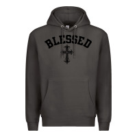 Smoke blessed christian christianity Premium Hoodie - artisFamous
