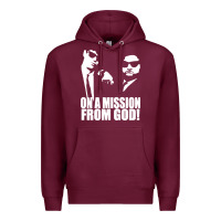 Burgundy blues brothers belushi Premium Hoodie - artisFamous