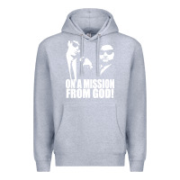 Heather Grey blues brothers belushi Premium Hoodie - artisFamous