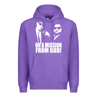 Purple blues brothers belushi Premium Hoodie - artisFamous