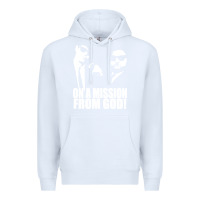 White blues brothers belushi Premium Hoodie - artisFamous