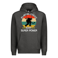 Charcoal Heather bocce super power boules sports Premium Hoodie - artisFamous
