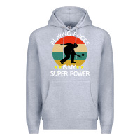 Heather Grey bocce super power boules sports Premium Hoodie - artisFamous