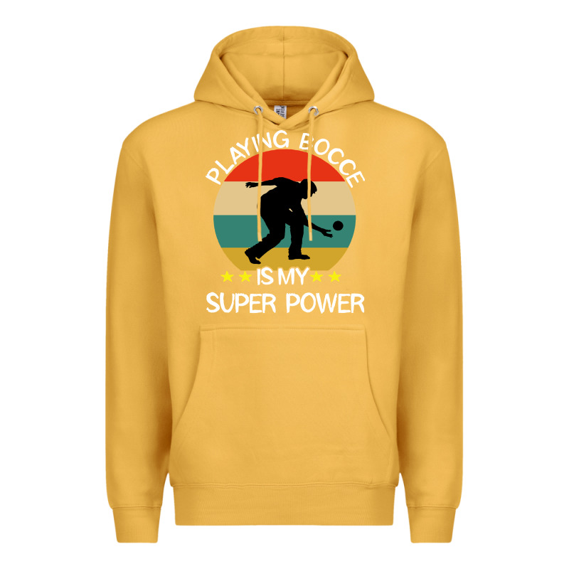 Bocce Super Power Boules Sports Premium Hoodie by artisFamous | Teevron