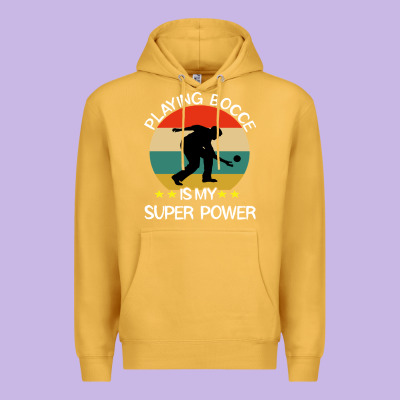 Bocce Super Power Boules Sports Premium Hoodie Designed By Artisfamous