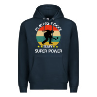 Navy bocce super power boules sports Premium Hoodie - artisFamous