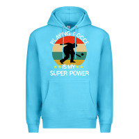 Ocean Blue bocce super power boules sports Premium Hoodie - artisFamous