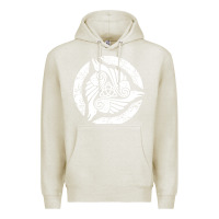 Oatmeal Heather celtic trinity knot crow spiritual mandala Premium Hoodie - artisFamous