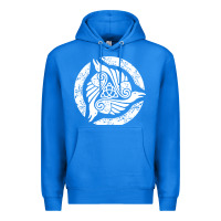 True Royal celtic trinity knot crow spiritual mandala Premium Hoodie - artisFamous