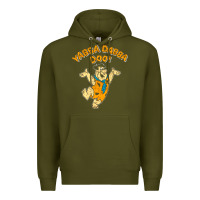Army Green yabba dabba doo Premium Hoodie - artisFamous