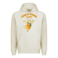 Oatmeal Heather yabba dabba doo Premium Hoodie - artisFamous