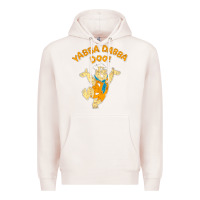 Pale Pink yabba dabba doo Premium Hoodie - artisFamous