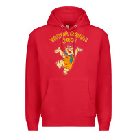 Red yabba dabba doo Premium Hoodie - artisFamous